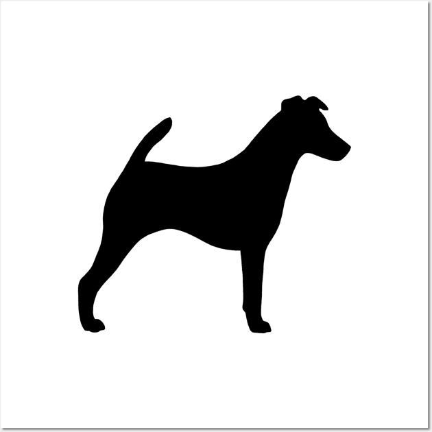 Smooth Fox Terrier Silhouette Wall Art by Coffee Squirrel